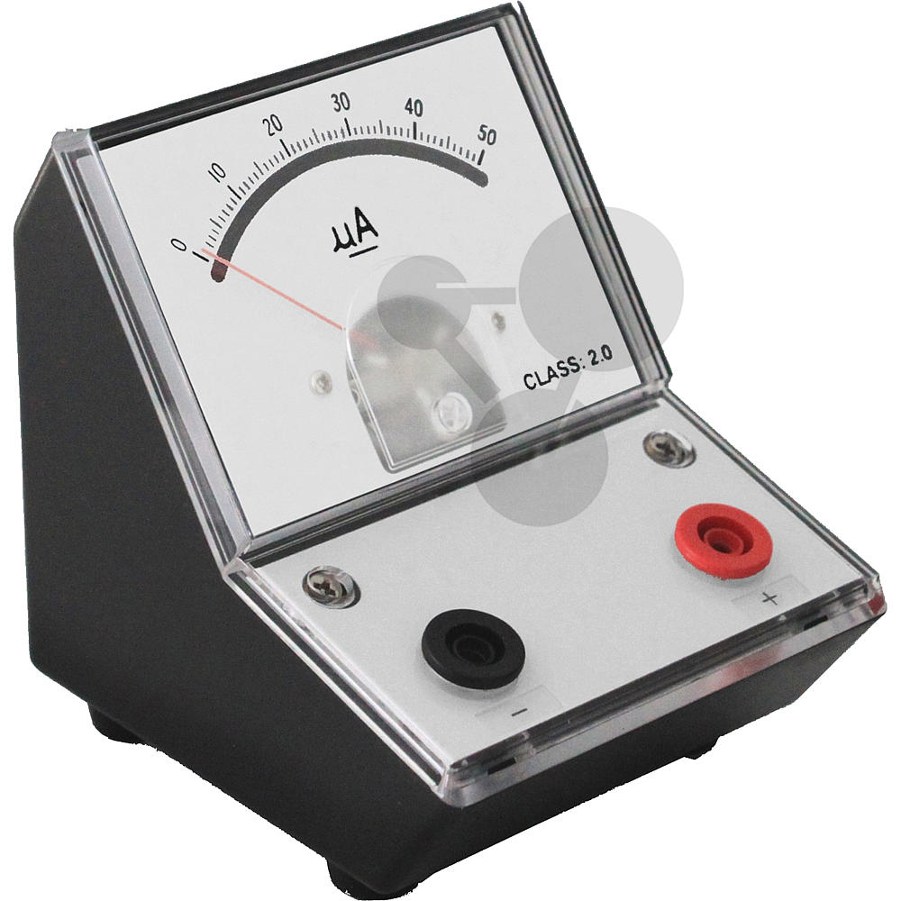 Ampèremètre DC analogique 250-0-250